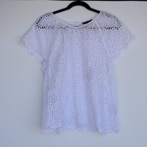 Banana Republic Laser Print Blouse